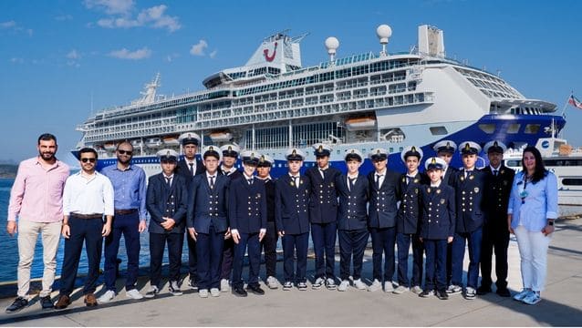 Bodrum Cruise Port ve Marella Discovery 2, geleceğin denizcilik adaylarına kapılarını açtı