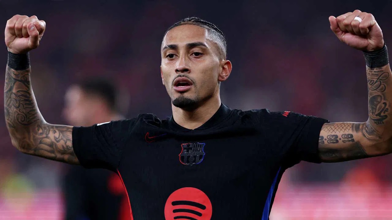 Barcelona, Raphinha’nın sözleşmesini 2028’e kadar uzattı!