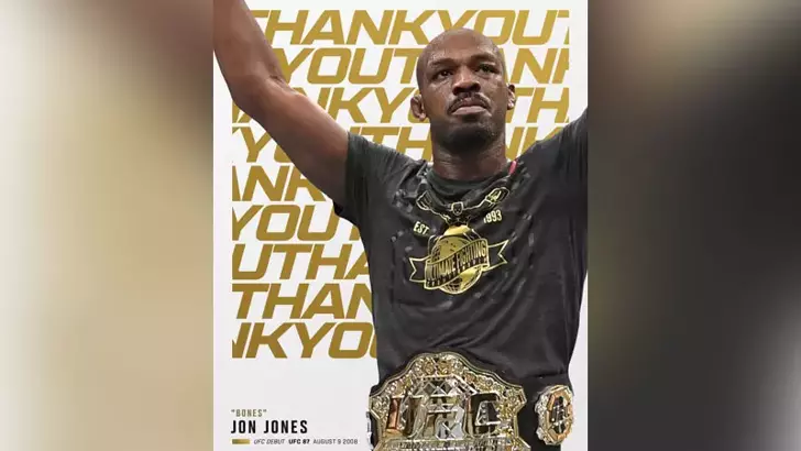 Jon Jones emekliliğini açıkladı, ağır sıklet kemeri Tom Aspinall’a kaldı
