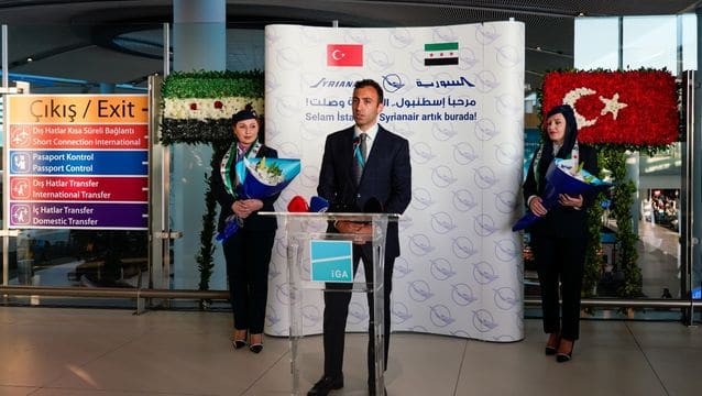 SyrianAir, İGA İstanbul Havalimanı Uçuşlarına Yeniden Başlıyor
